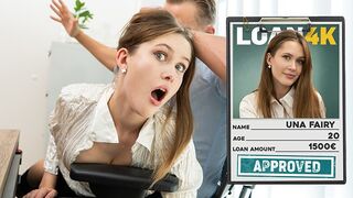 Bad girl Una Fee gestraft door credit manager