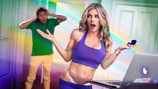 Cory Chase's grote kont wordt geneukt door een stief-up jonge neuken