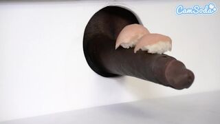 Grootborst lesbische milfs sushi glory hole avontuur met BC pijpbeurt en schattig Aziatisch tinito