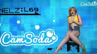 Jewelz Blu is wild masturberen in Misty Cosplay