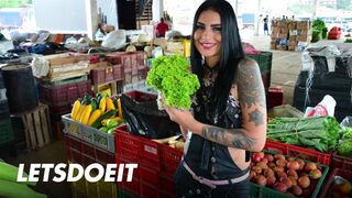 Bruin meisje melina zapata pikte me diep in haar volwassen poesje - latina milf