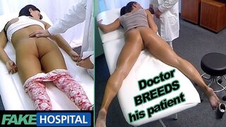 In het ziekenhuis word ik verleid door een vuile dokter en een schaamteloze verpleegster