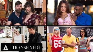 Hot selectie van transgender verleiders - mannen neuken grote borsten trans meisjes