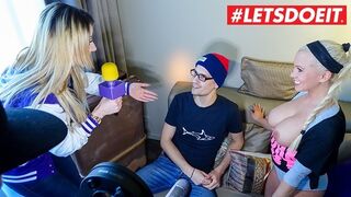 Duitse hengst toont zijn reus lul op hete casting