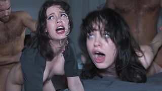 Extreme injectie orgasmes - Mia Stone's eerste harde neuken begon een enorme spuiten vloed