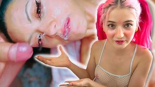 Emma Fiore tittok meisje wild reageren op Argentijnse hete porno