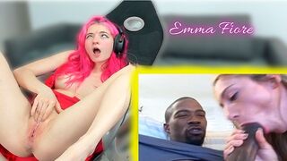 Tiptokos Emma Fiore was geschokt door de hete zwart-witte porno