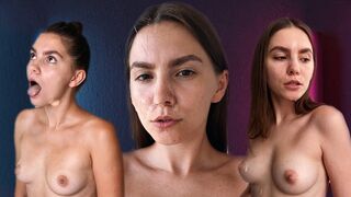 Probeer bij elkaar te blijven! Kleine betsy gezicht schieten creampie selectie