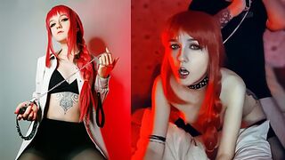 Makima verloor de controle over haar huisdier - hot cosplay Geslacht sunako kirishiki