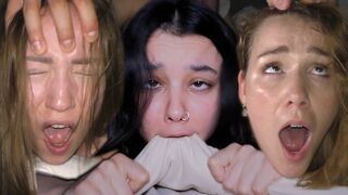 Schattig tiener meisjes liefde hard neuken - gebleekt rauwe compilatie seizoen 2