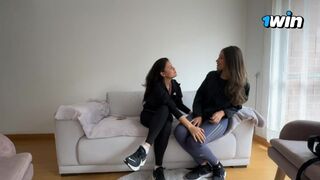 Huur vergoeding met lesbische seks voor mijn kamergenoot