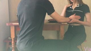 Mijn vriend neukte me in de keuken - Via Hub