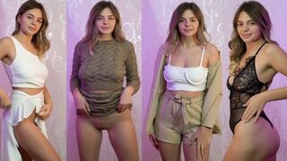 Sexy dress repetitie met een mooie tiener