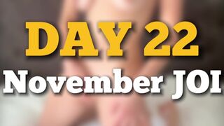 Eerste dag van november: lecherige masturbatie met een hete milf