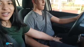 Op weg naar huis, mijn vriendin, hard geneukt in een pov