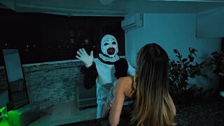 Horror nacht: neuken natalia slaper bij Halloween