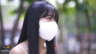 Aziatische tiener vastgebonden en geneukt