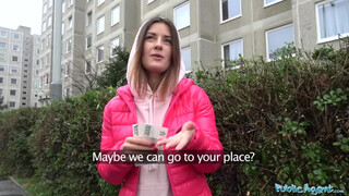 Openbare agent - met een flat-sitter