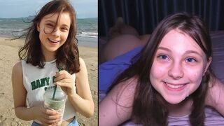 Heet neuken op het strand - mooi meisje mag genieten van het!