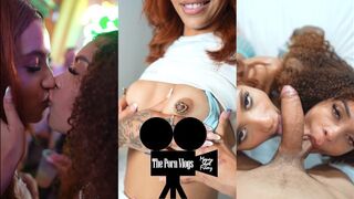 Hot paar picking up a wild latina tiener meisje in a bar in Puerto Rican - porno vlog episode 21
