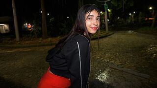Publieke pick-up eindigt in een wild trio als je akkoord gaat met anaal