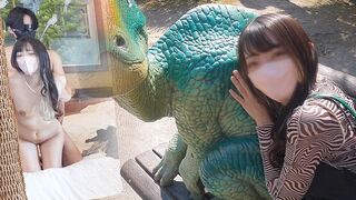 Wilde dierentuin date met een amateur, grote borsten schoonheid en hard neuken Japanse stijl