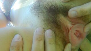 Onderwater totale neuken met sperma schieten