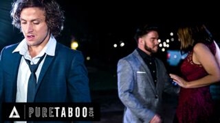 Pure Taboo Excuses - Violet Starr's eerste beschermende stiefzuster na een dramatische breuk op het bal avond