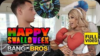 BANGBROS Network Sexy Milfje Wild Suck Mostohafia Enorme lul voor Halloween