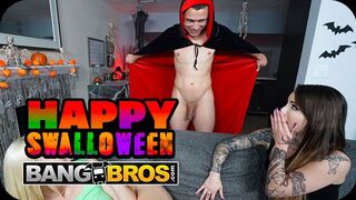 Bang Bros Netwerk presenteert: Wild Halloween Geslacht feest met twee hete meisjes