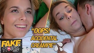 Fake Hostel hete drievoudige met een mollige schoonheid en onverwachte intoxicatie