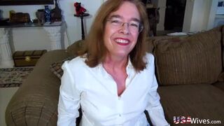 Nasty Oma geniet van seks spel op Old Nanny Channel