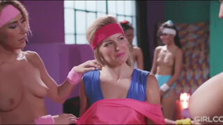 GIRLCORE - Aerobics training verandert in een orgie