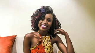 Glimlachen zwart mooi baby pov casting hard geneukt