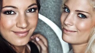 Candee Licious en Felicia Kiss Hot Lesbian Game
