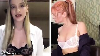 Kenna James en Serene Siren masseren ver weg in quarantaine